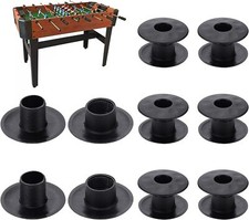 BENECREAT 8 Set Table Foosball Bushings, Black Football Bearing Rods for...
