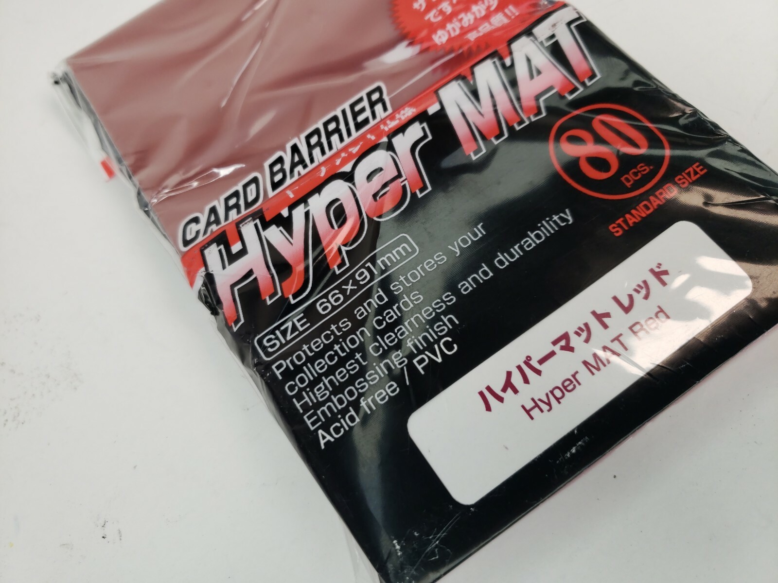 80ct ✰Magic MTG Pokemon Card Game Sleeves KMC Hyper Matte White Sleeves