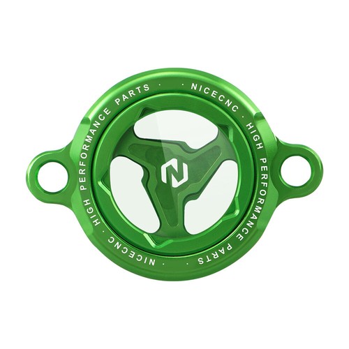 Clear Oil Filter Cap Cover Fit Kawasaki KX450 KX450F 2016-2022 KX450X 450SR 2022 - Picture 6 of 11