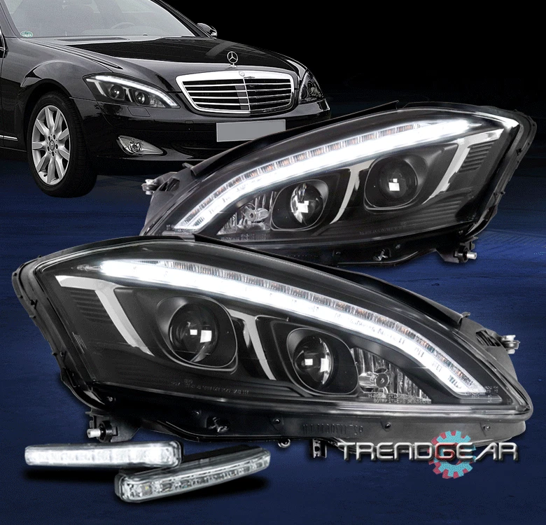 2007 mercedes 2024 s550 aftermarket headlights