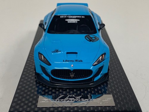 1/43 AB Models Maserati Granturismo Liberty Walk LB Performance Baby Azul Rojo - Imagen 9 de 11