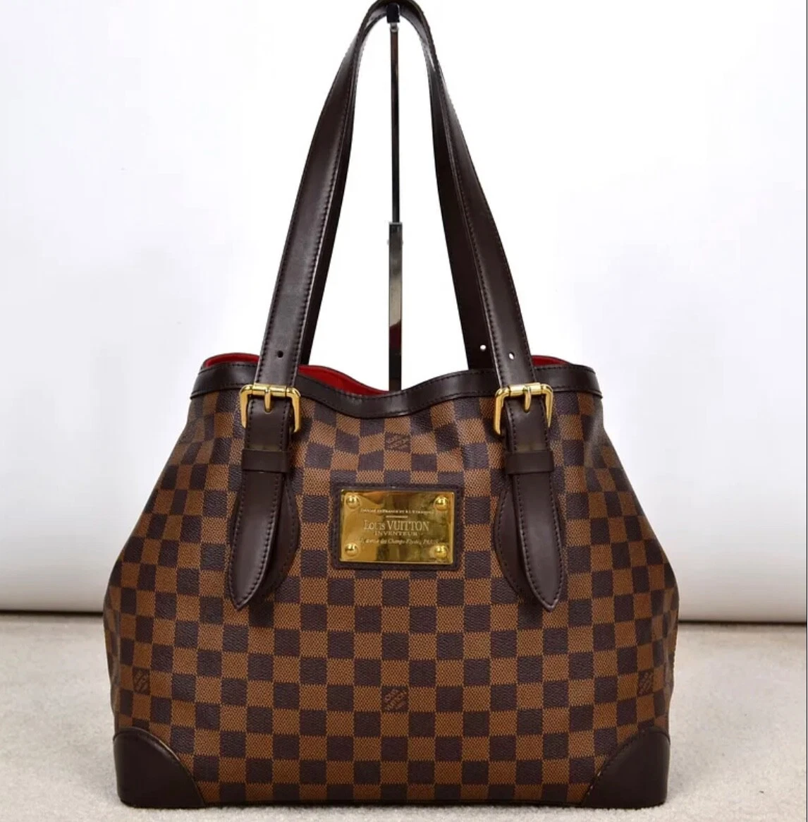 LOUIS VUITTON Hampstead MM Damier Ebene Shoulder Handbag