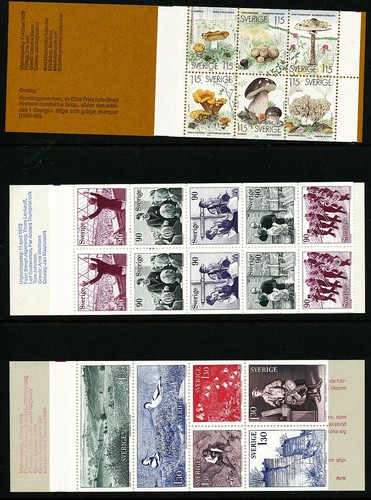 Sweden 1978 Year set cpl  incl all pairs and booklet panes. Slania. MNH - Picture 3 of 3