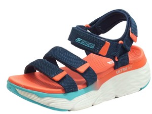 Skechers 140120/NVMT Max Cushioning Slay Navy Multi Sandali Donna quadrula chius | eBay