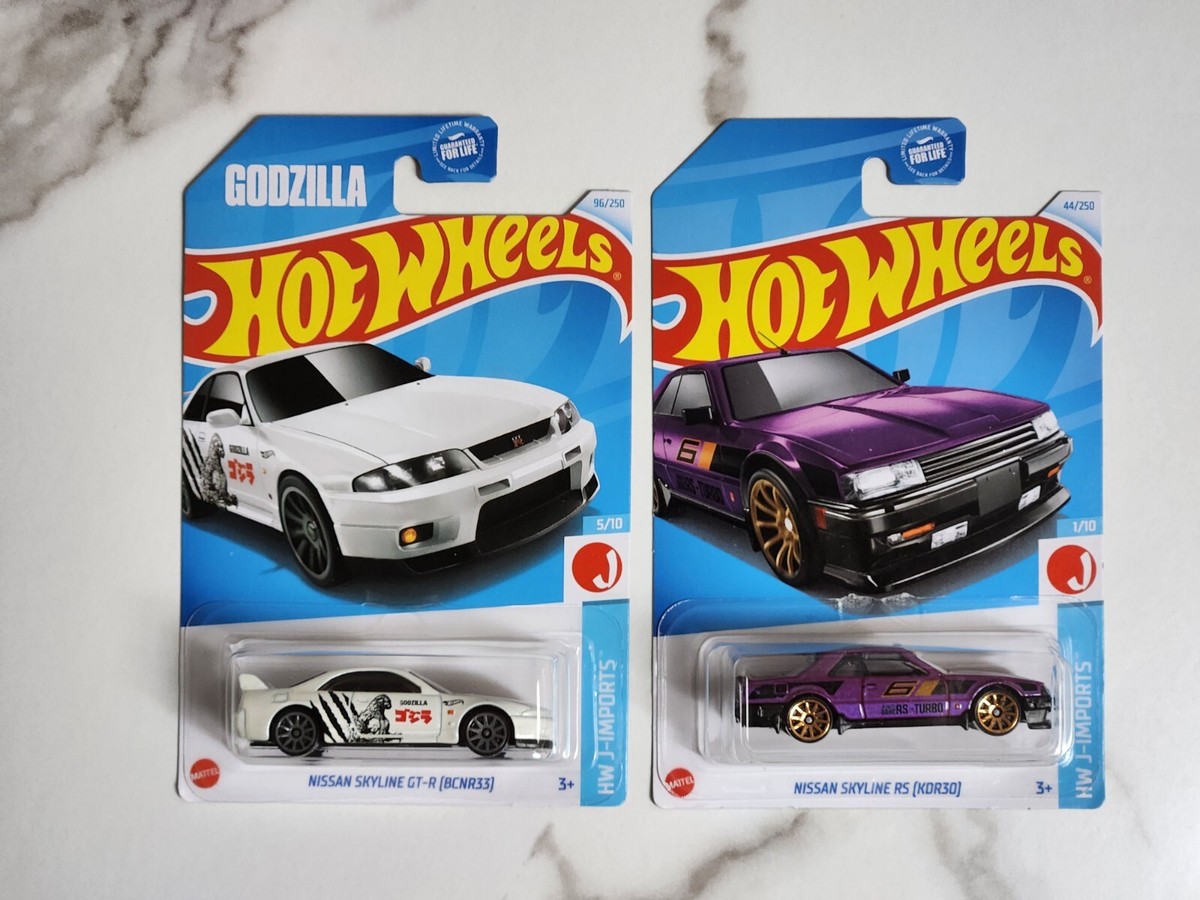 Hot wheels 『Nissan Skyline GT-R』2個セット Lot Of 2) 2024 Hot Wheels Godzilla Nissan Skyline GT-R