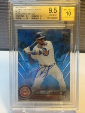 2018 Topps Clearly Authentic Autograph Blue Kris Bryant #3/25