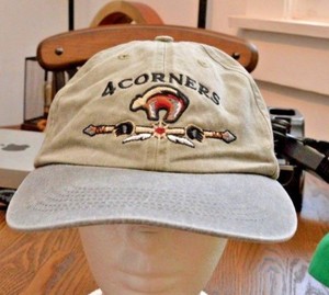 Pre-owned-vintage-4-Four-Corners-USA-states-baseball-cap-hat