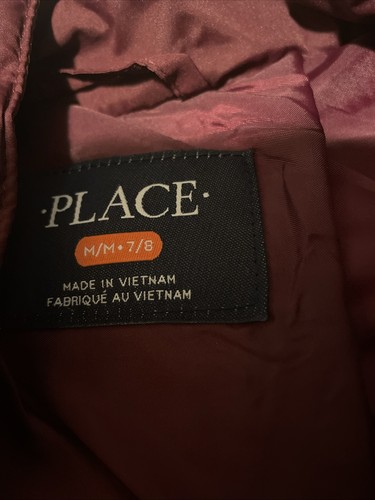 The Children's Place Medium 7- 8 Puffer Boy Lightweight Redwood Jacket New - Picture 3 of 5