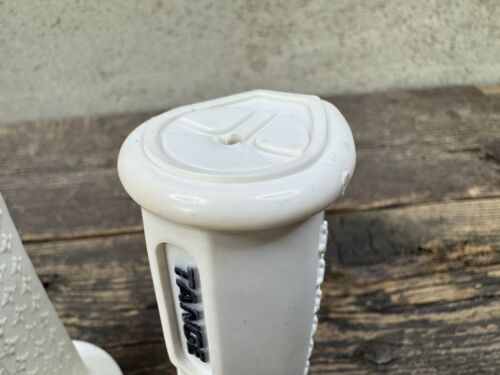 Tange White Bmx Handlegrips Grips Vintage Old School Bmx - Picture 2 of 13