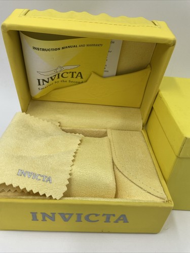 INVICTA WATCH BOX (only) MENS Large Size -EXCELLENT & COMPLETE - Picture 2 of 7