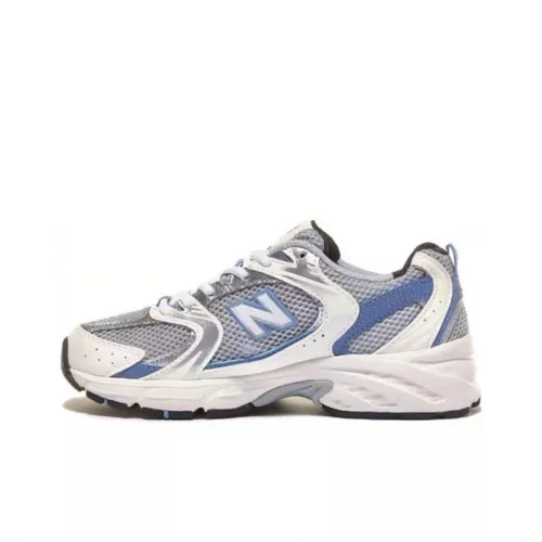 Sneakers NB 530 bianche argento sportive casual mesh morbide moda UK*-* - Foto 11 di 30