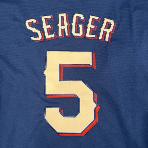 Corey Seager Texas Rangers Blue Jersey Men’s Large - Picture 2 of 6