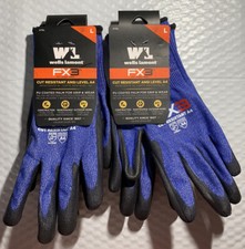 Wells Lamont FX3 Cut-Resistant ANSI Level A4 PU Coated Glove Men's Large 2 Pairs