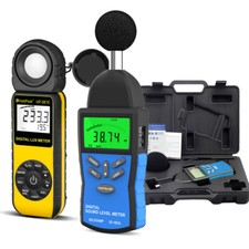 Digital Sound Level Decibel Noise Meter with Illuminance Light Meter Lux Meter