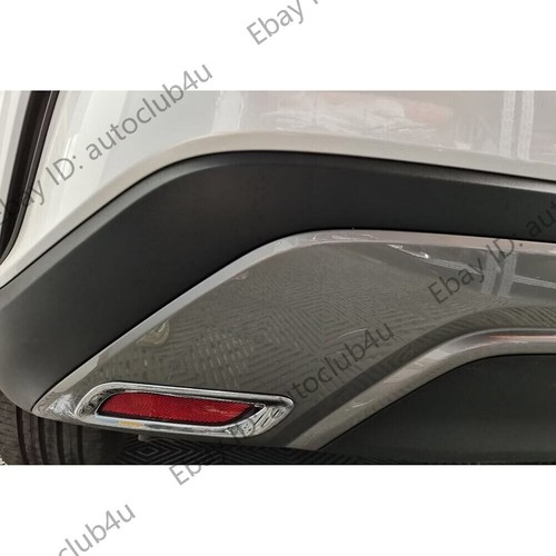 Fits Lexus RX350 RX350h 2023-2025 ABS Chrome Rear Fog Light Lamp Cover Trim 2pcs - Picture 9 of 11