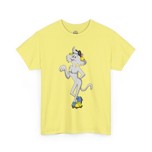 Vintage Wordsworth Cat T-Shirt, Heathcliff Cartoon Shirt, Roller Skate Cat Tee - Picture 47 of 118