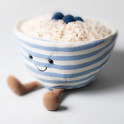 Amuseables Hafer gestreift in blau und creme ToyJeIIycat Puppe weich Plüsch Geschenk 1er Pack - Bild 2 von 9