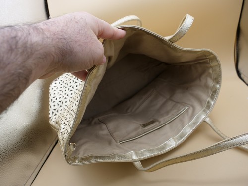 Kate Spade New York Harmoni  Gold Tote Shoulder Bag - Picture 6 of 7