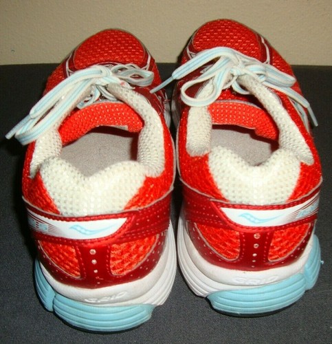 Saucony Ignition 5 Orange Mesh Running Tennis Shoes S15020-14 Size 8 Womens - Picture 4 of 7