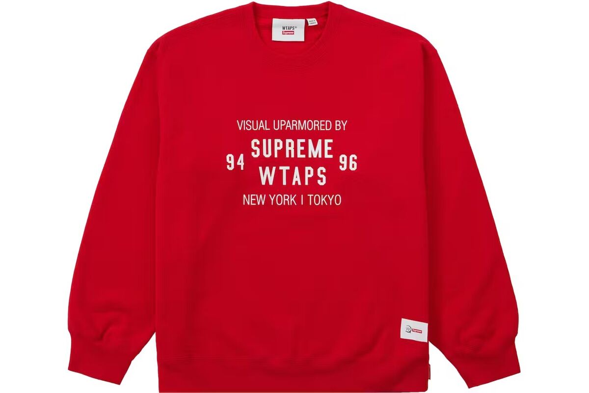 Supreme WTAPS Crewneck Red Xxl | eBay Supreme WTAPS Crewneck Red Xxl | eBay