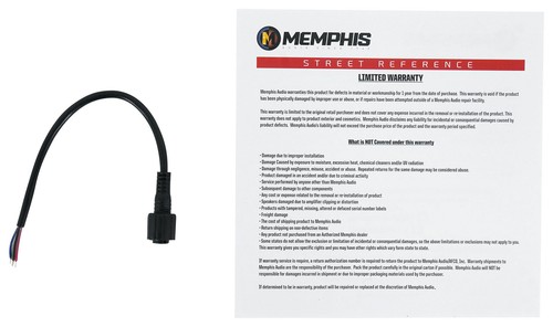 Memphis Audio SRXP82V2 SRX Pro 8" 350w Komponente Autoradio Lautsprecher mit LED - Bild 8 von 9