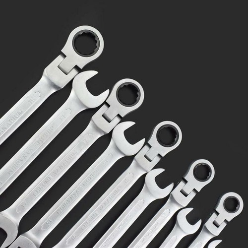 Ratchet Wrench Tool Set Car Repair Chromium Vanadium Steel Keys Double End Kits - Picture 14 of 42