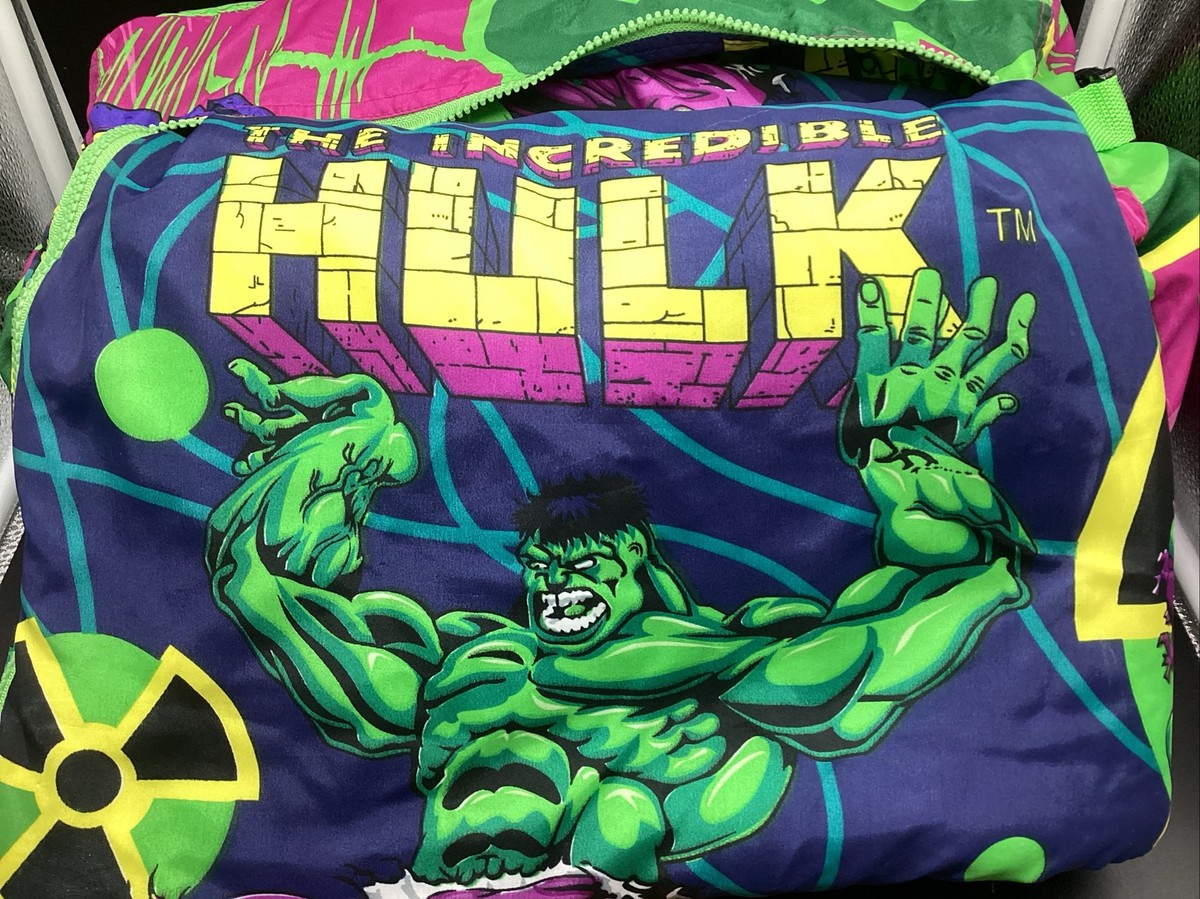 78' incredible HULK 超人ハルク コミック柄 寝袋 78