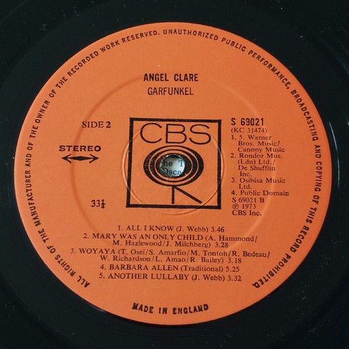 GARFUNKEL - Angel Clare - Vinyl 33rpm LP Schallplatte (1973) - Bild 6 von 6