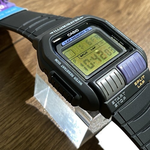 Casio SDB-600 Rare Vintage Illuminator Lap Memory 10 Digital Watch NOS - Picture 8 of 11