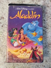 Walt Disney Aladdin VHS 1993 Black Diamond Edition Family Animated Movie