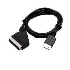Sega Dreamcast AV Cables Scart TV Replacement New Aftermarket 1.8 Metre