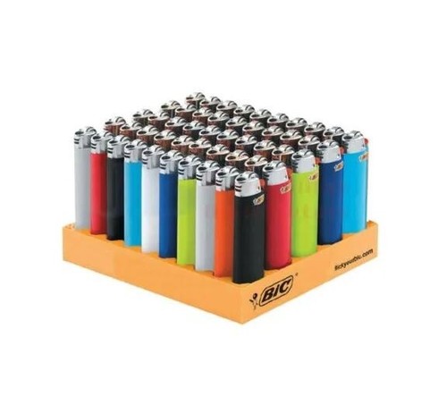 50x Bic Lighters Genuine J26 Maxi Cigarette Lighter Free Postage Australia Wide - Picture 2 of 2