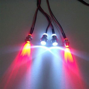 NEW-RC-On-Road-Car-LED-Lights-5mm-White-And-3mm-Red-Headlamps-Light-Lamps