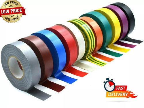 Advance AT7 Nastro Elettrico PVC Arancione 19mm, 25mm 50mm,75mmx 33m, Confezione da 1,6,12 - Foto 27 di 33