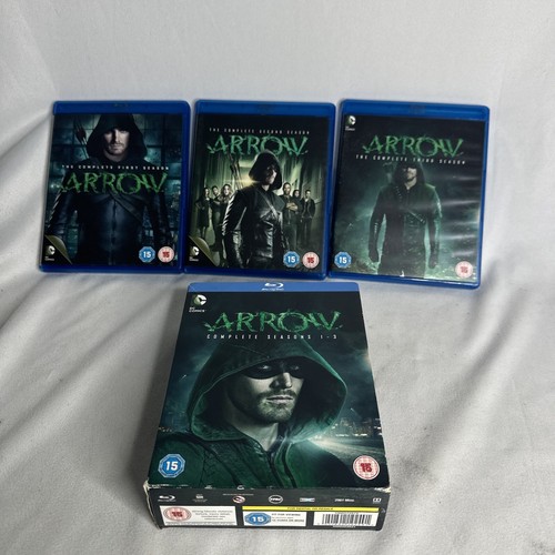 Arrow (Complete Seasons 1-3) Cult Blu-Ray 12-Disc Set S. Amell Katie Cassidy - Picture 3 of 12