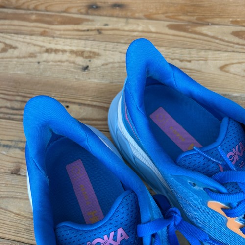 Scarpe da ginnastica Hoka One One da donna taglia UK 7,5 Arahi 6 blu rosa scarpe da corsa su strada - Foto 11 di 13