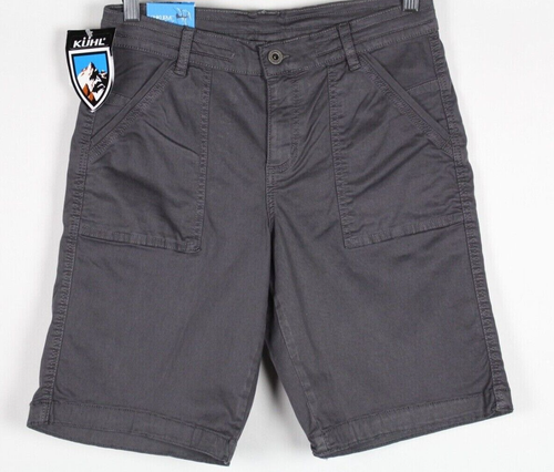 Kuhl Women's 10" Kultivatr Shorts Stretch Utility Canvas Pavement 6398 - Picture 1 of 4