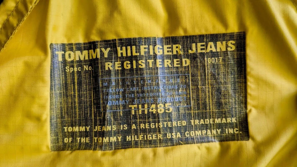 Chaqueta de Colección Años 90 TOMMY HILFIGER Para Hombres Talla Navegación Equipo de Lluvia Chaleco Talla L-XL Rara Foto 2 de 4