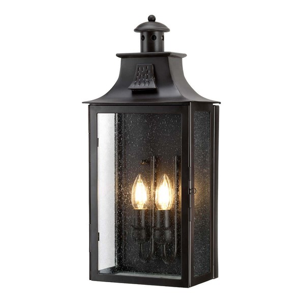 Elstead Kendal AußEn-Wandleuchte E14 2-Fach Alte Bronze IP44-image