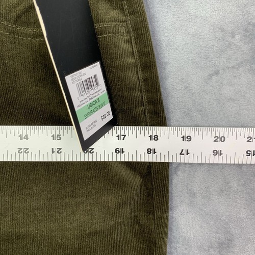 Jones New York Olive Green Straight Leg Pants Women's Size 8 Signature Fit - Picture 8 of 9