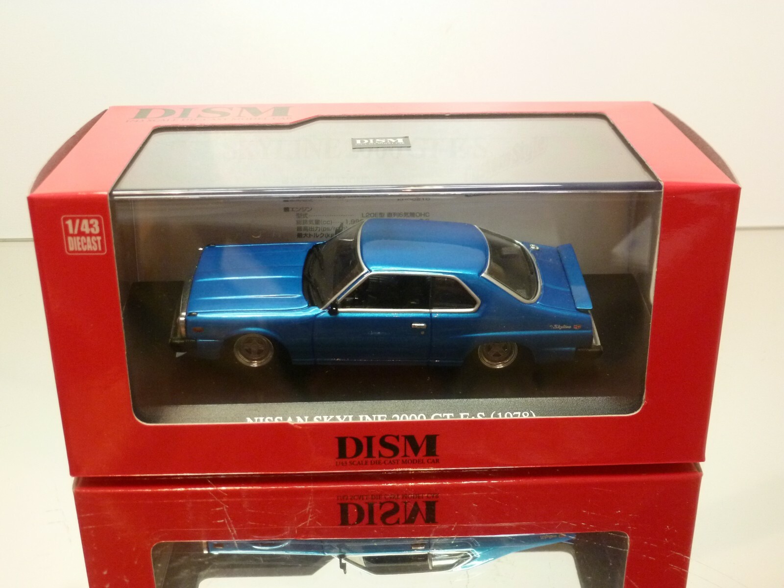 DISM NISSAN SKYLINE 2000 GT-E-S 1978 - blu METALLIC 1 43 RARE- EXCELLENT IN BOX DISM NISSAN SKYLINE 2000 GT-E-S 1978 - blu METALLIC 1 43 RARE- EXCELLENT IN BOX