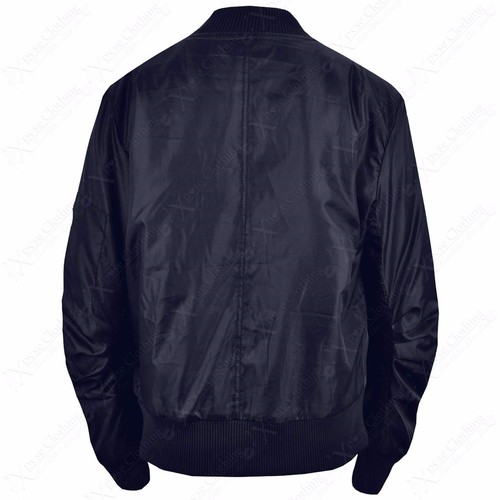 NEU DAMEN BOMBERJACKE REISSVERSCHLUSS DAMEN BIKER MILITÄR MA1 PUFFER GEPOLSTERTER MANTEL - Bild 5 von 5