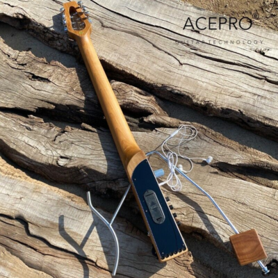 Acepro Mini Electric Acoustic Guitar Stainless Steel Frets Roasted
