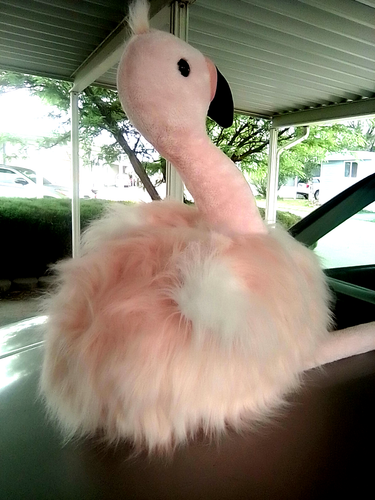 Jumbo Giant plush stuffed Flamingo Bird 43" - Picture 4 of 9