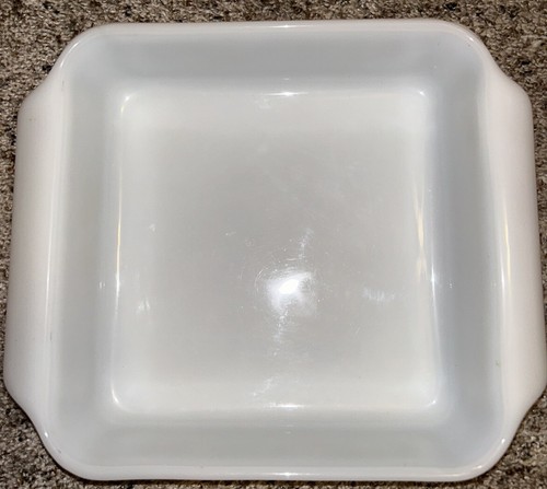 Gingham Pattern Anchor Hocking Fire King Baking Dish 9” Square Vintage Flowers - Picture 4 of 9