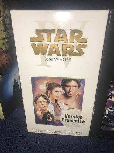 Star Wars Trilogy (VHS, 2000, fast shipping ) frech movie english display - Picture 8 of 16