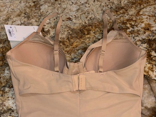 DKNY All In One Mesh Foam Cup Bodysuit Shaping Control Bodybriefer Womens Sz XL - Picture 6 of 14