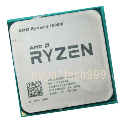 AMD Ryzen 5 1500X R5-1500X CPU 65W 3.5-3.7 GHz 4-Core Socket AM4 Processor - Picture 3 of 4
