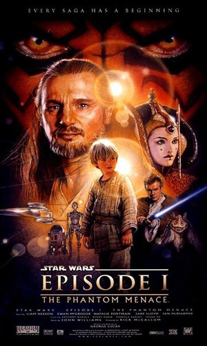 Star Wars - The Phantom Menace - Official Movie Theatre Poster - 400mm x 500mm - Bild 1 von 1