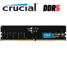 Crucial DDR5 Arbeitsspeicher RAM 8GB 16GB 32GB 64GB CL40-46  für Desktop Gaming 